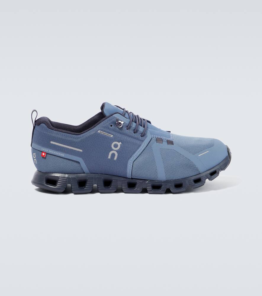On Cloud 5 Mesh Running Trainers In Metal/navy