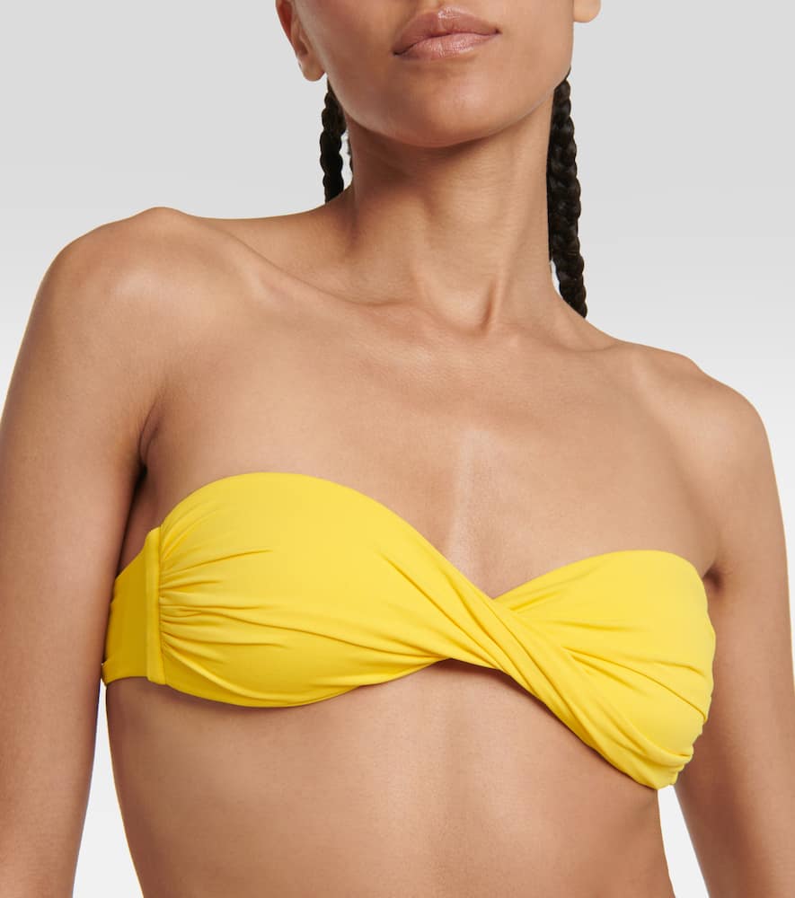 Melissa Odabash Martinique Bikini Top In Yellow