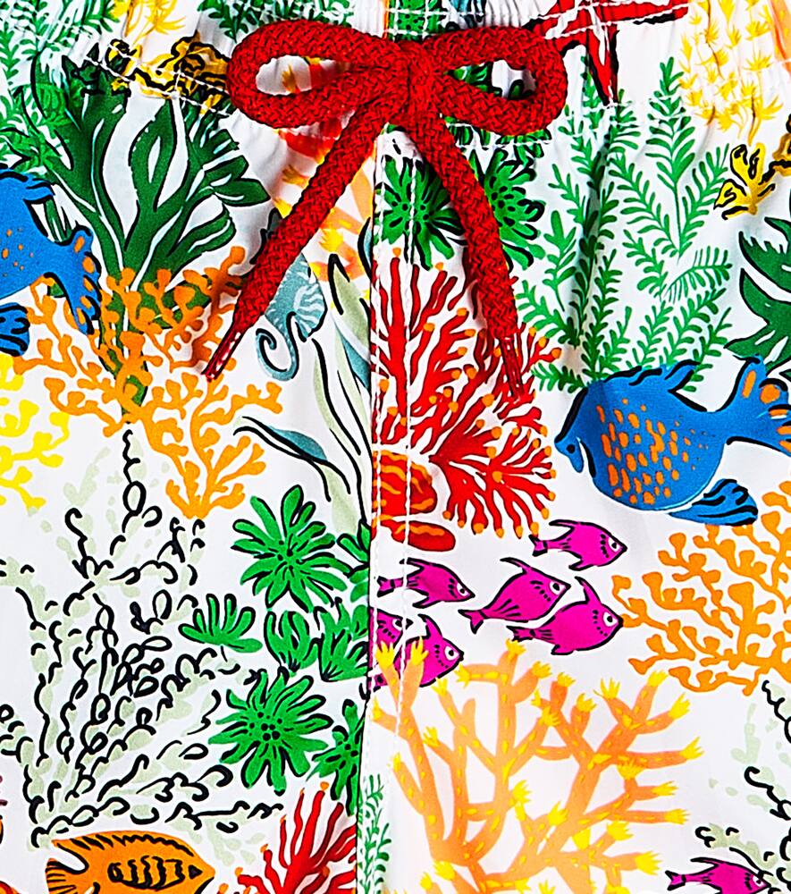 Vilebrequin Printed Swim Shorts In White