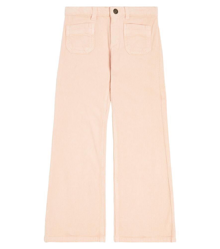 Bonpoint Straight-leg Corduroy Trousers In Pink