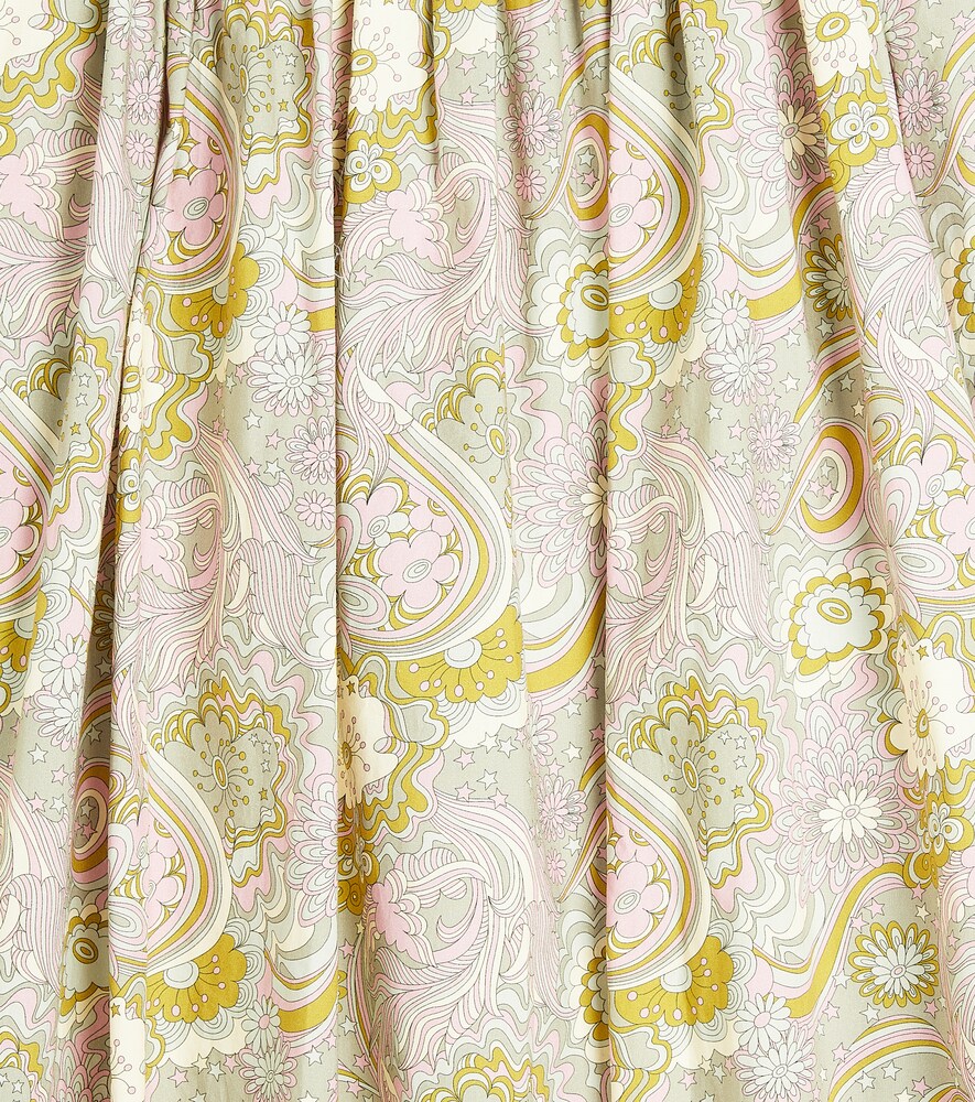  Bonpoint Bonpoint Vestido Frances De Algodón Estampado 