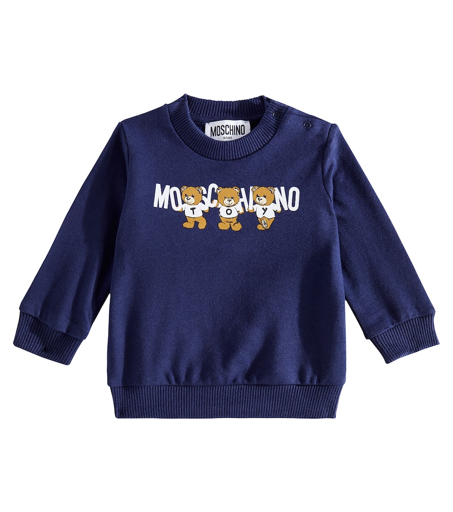 Moschino Kids Baby printed cotton sweatshirt
