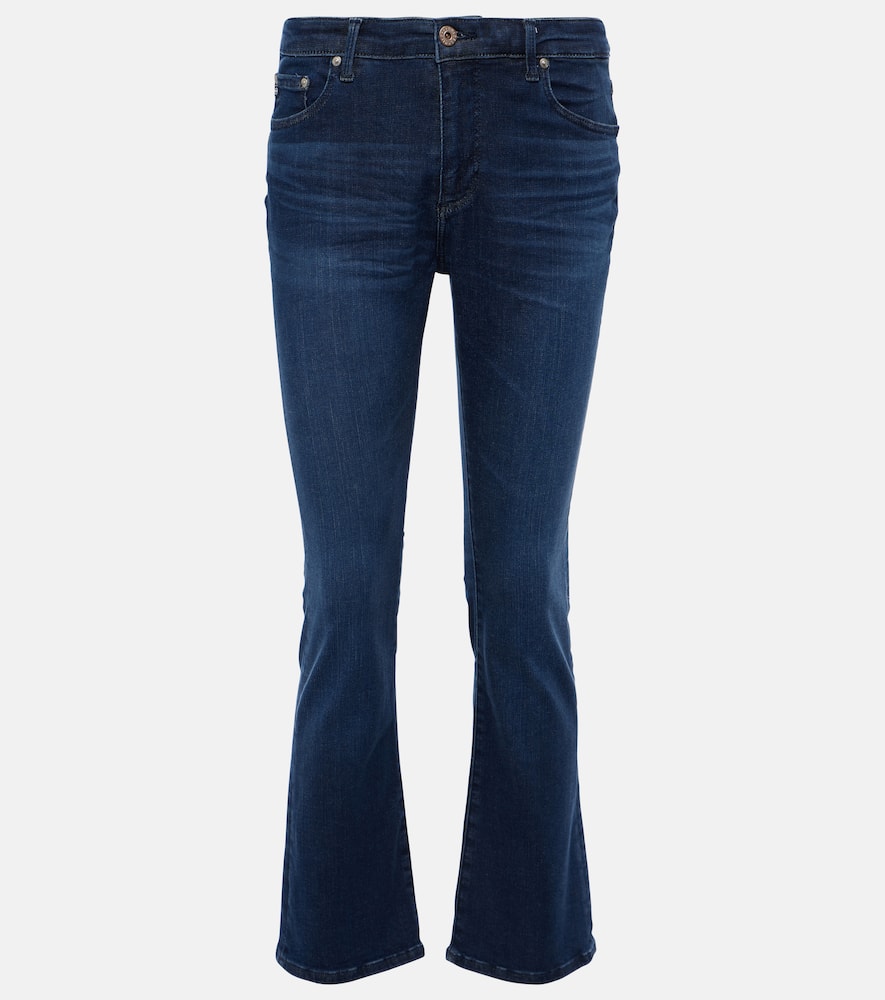 Jodi Crop high-rise flared jeans