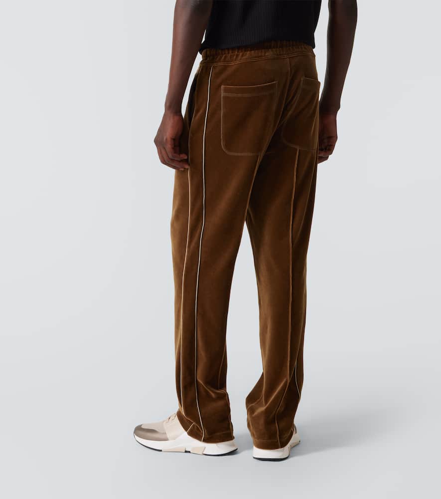 Tom Ford Velour Sweatpants In Black
