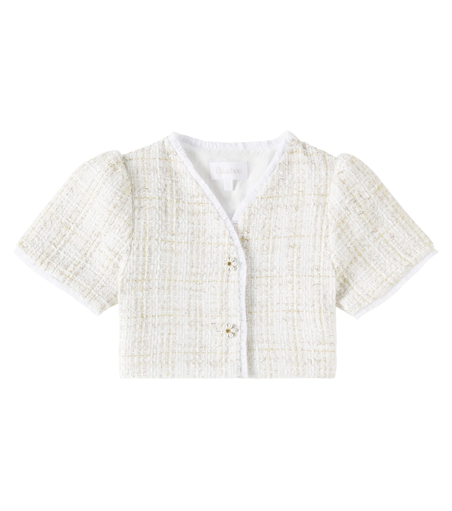 Patachou Casaco Embellished Jacket In Neutrals