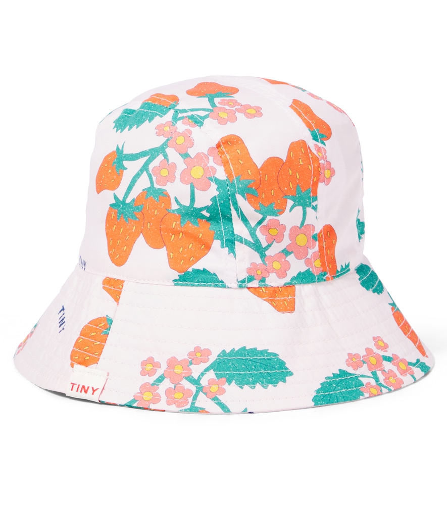  Tinycottons Tinycottons Strawberries Printed Cotton Bucket Hat 