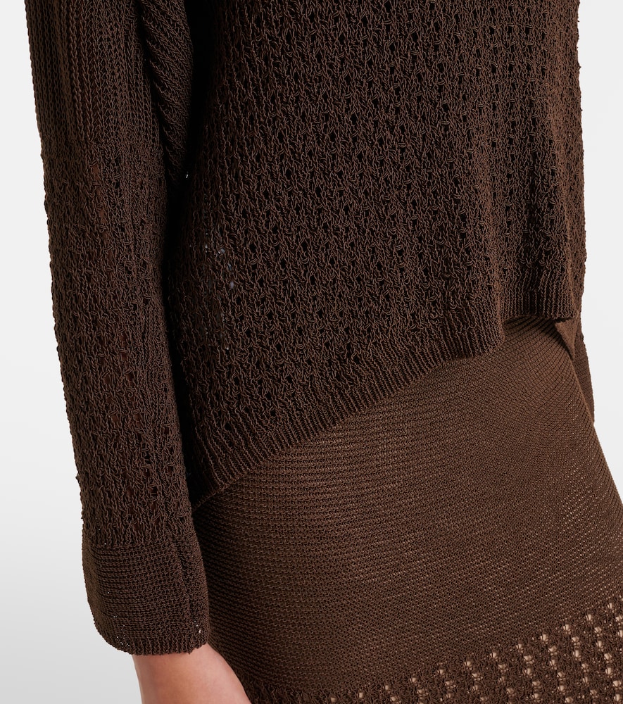  Max Mara Max Mara Pullover Paggi Aus Einem Baumwollgemisch 