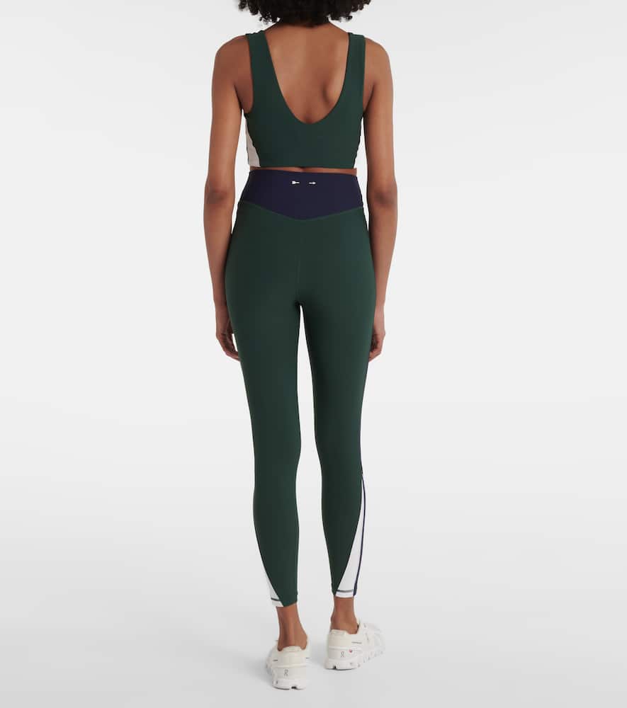 The Upside Playoff Isaac V-neck Sports Bra In Green