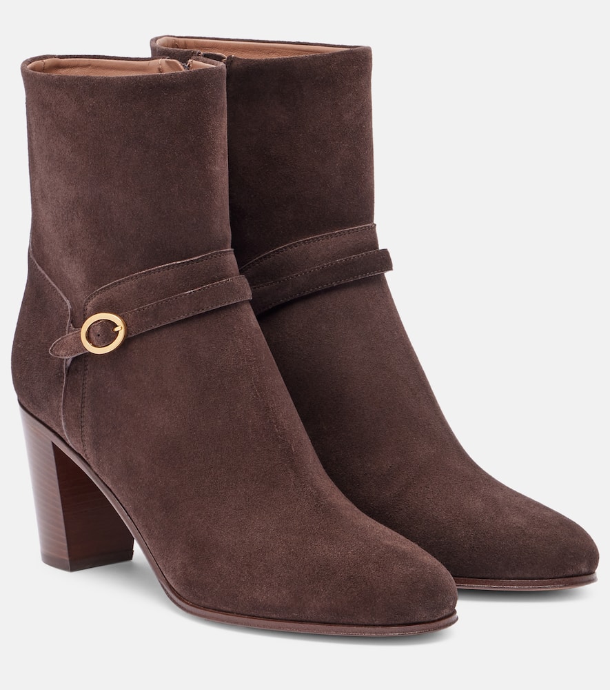 Pattie 75 suede ankle boots