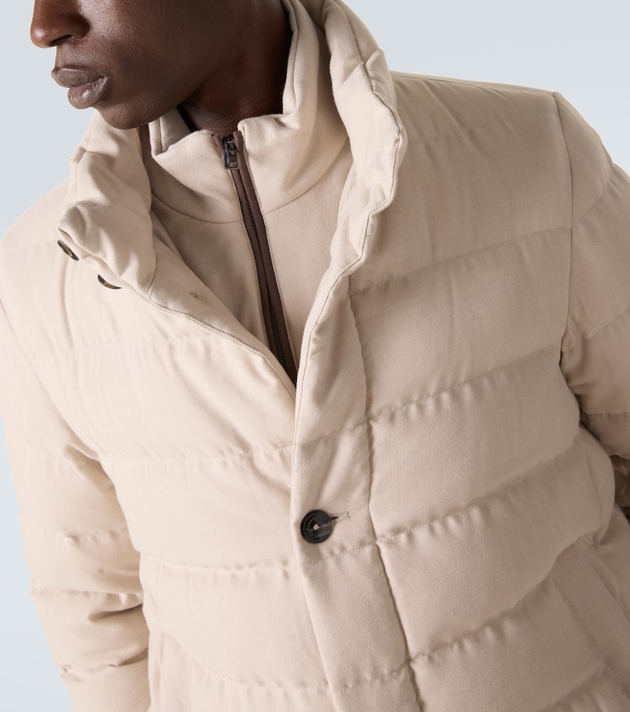 Herno Down Coat In Neutral