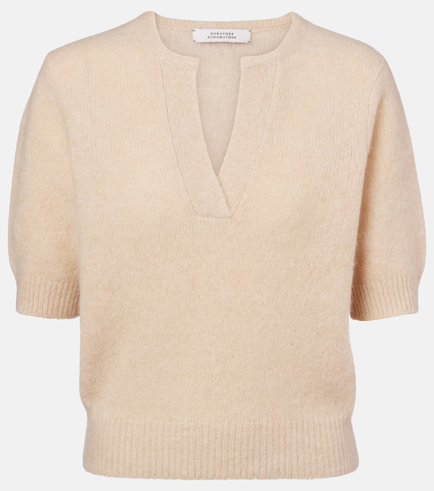 Luxury Love cashmere-blend top
