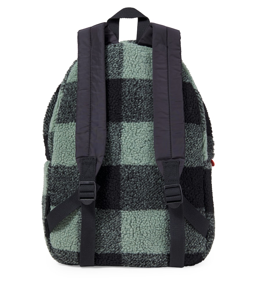  Stella Mccartney Kids Stella Mccartney Kids Logo Checked Teddy Backpack 