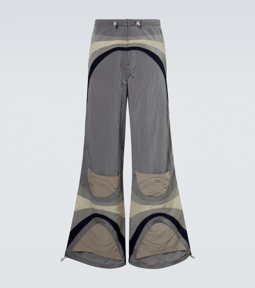 Erl Gender Inclusive Nylon Rave Pants In Gray
