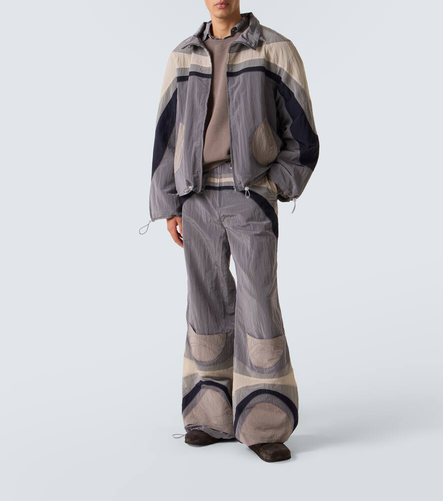 Erl Gender Inclusive Nylon Rave Pants In Gray