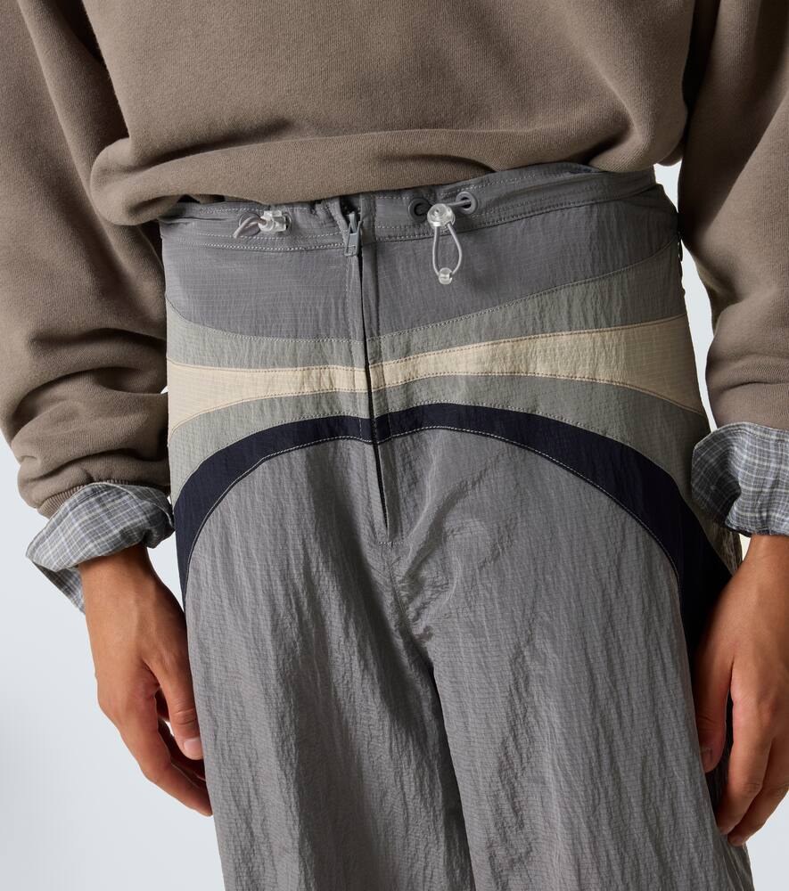 Erl Gender Inclusive Nylon Rave Pants In Gray