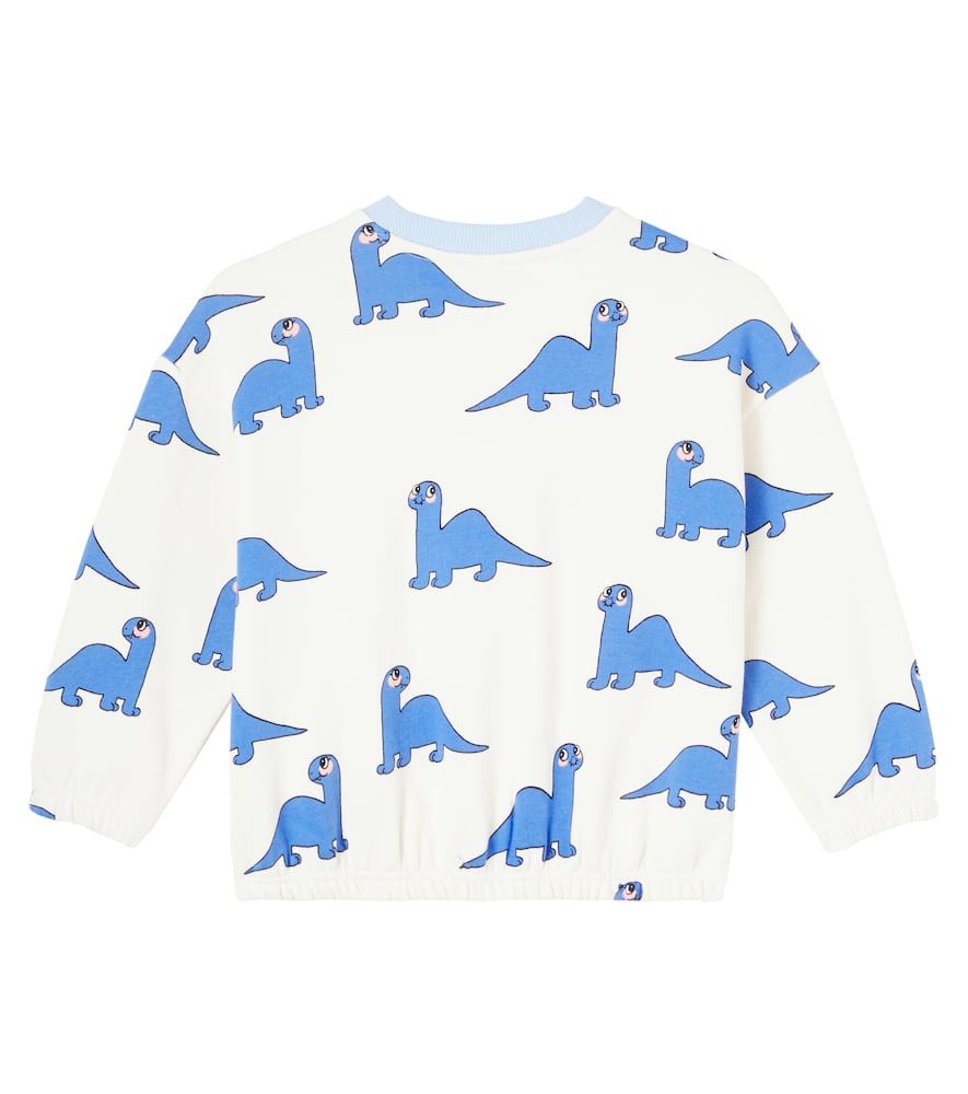 Mini Rodini Dino Cotton Jersey Sweatshirt In Multi