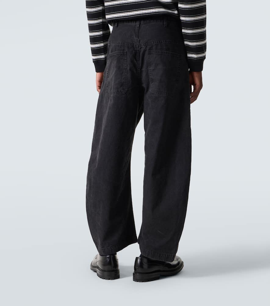 Comme Des Garçons Homme Deux Stripe-pattern Long-sleeve T-shirt In Black