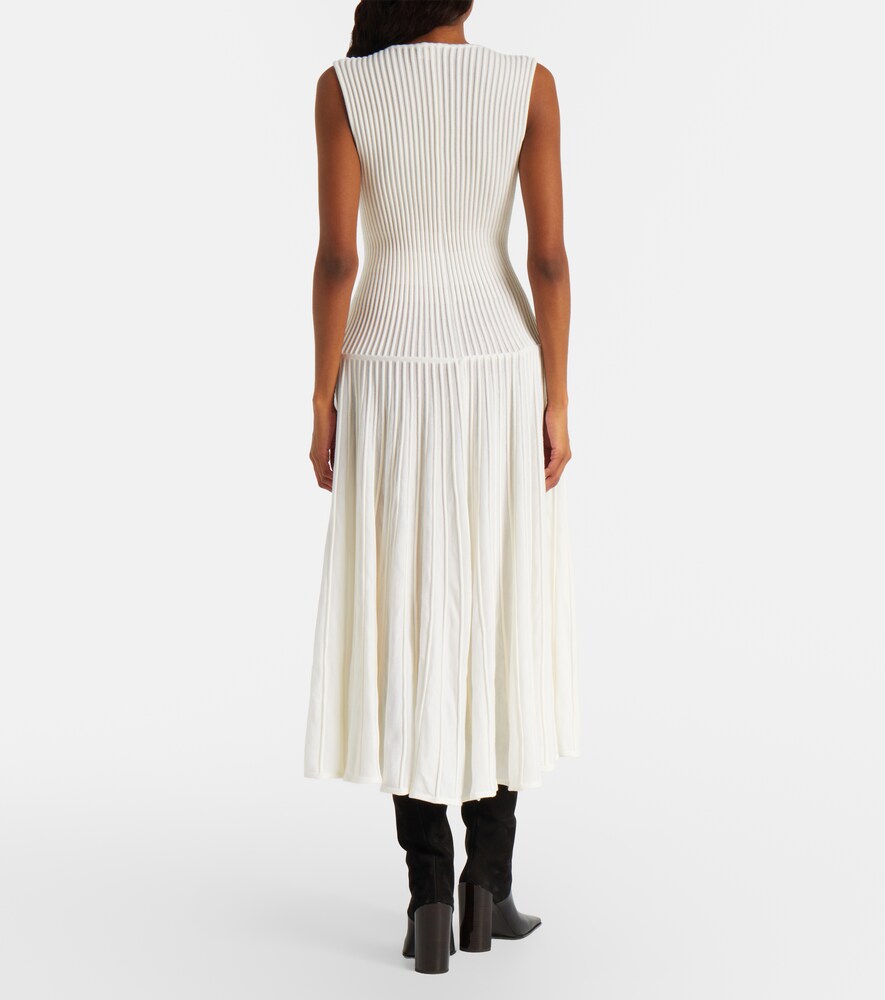  Alaia Alaïa Maxikleid Aus Einem Wollgemisch 