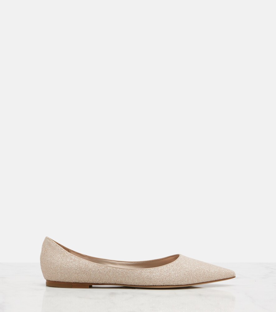  Jimmy Choo Jimmy Choo Ballerinas Love Mit Glitter 