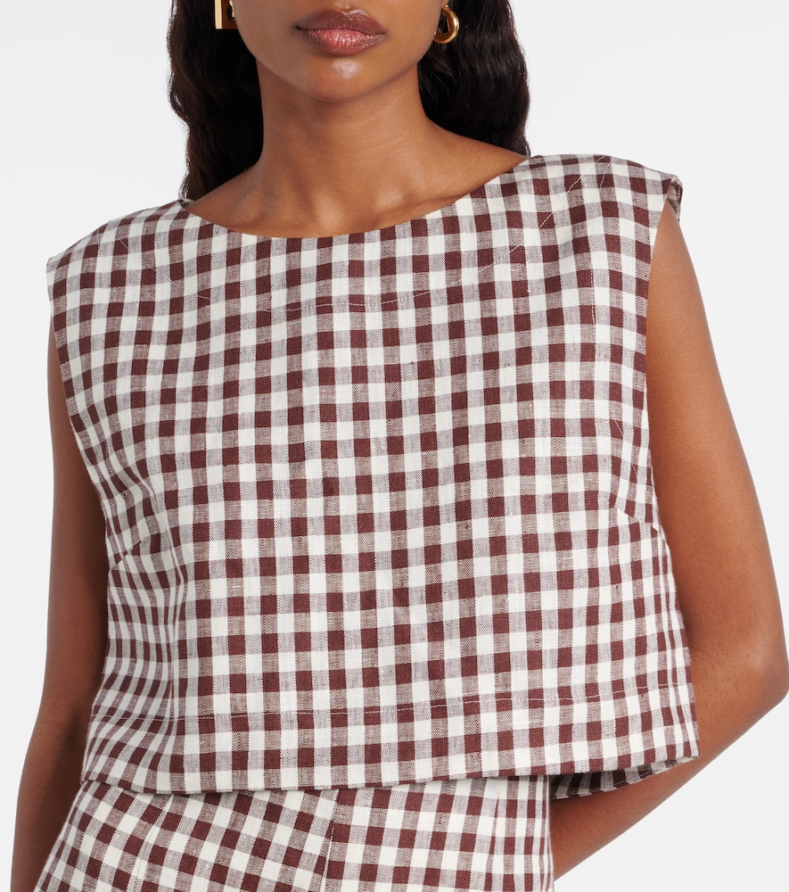  Posse Posse Cropped-top Martina Aus Leinen 
