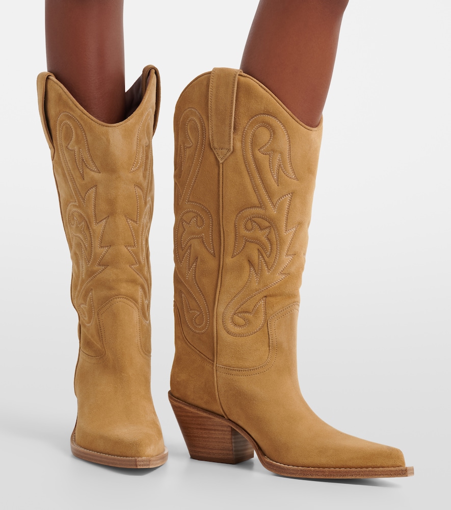 Paris Texas Dakota suede cowboy boots