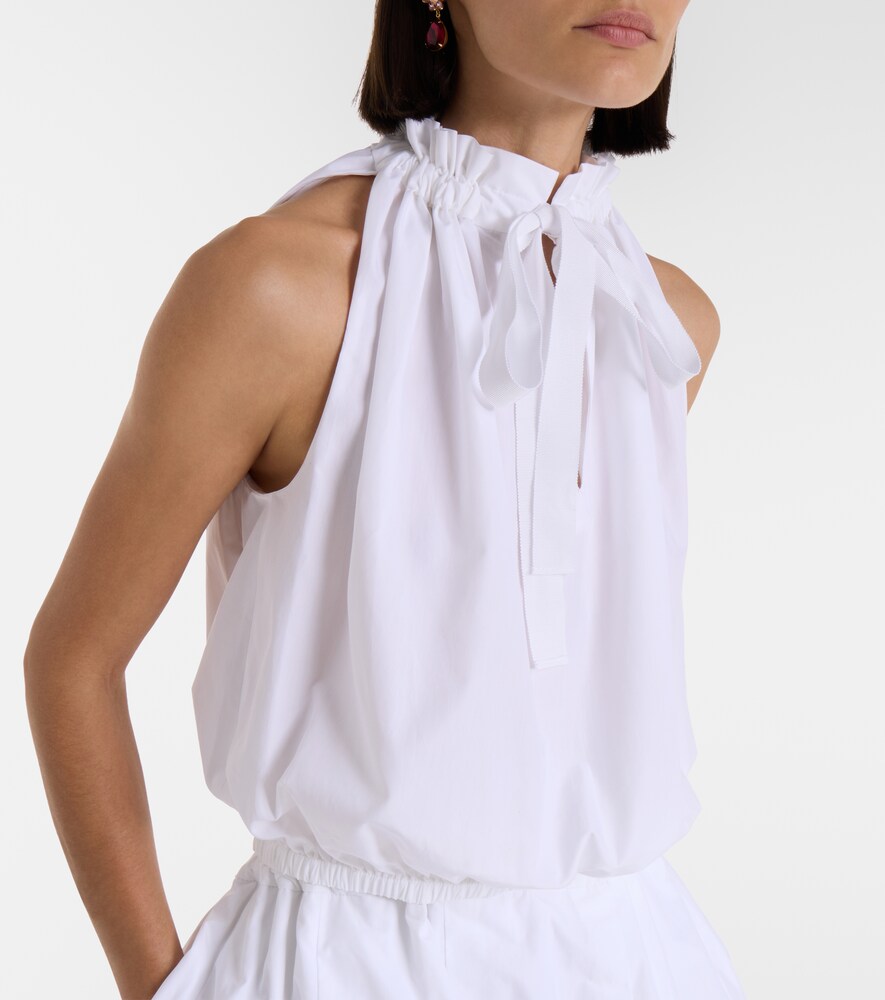  Patou Patou Gathered Cotton Top 