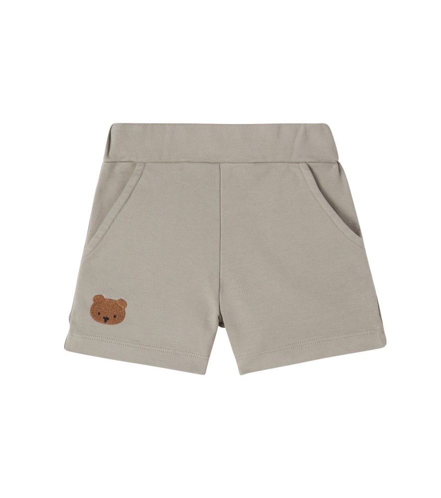 Shorts Ithri in jersey di cotone con ricamo