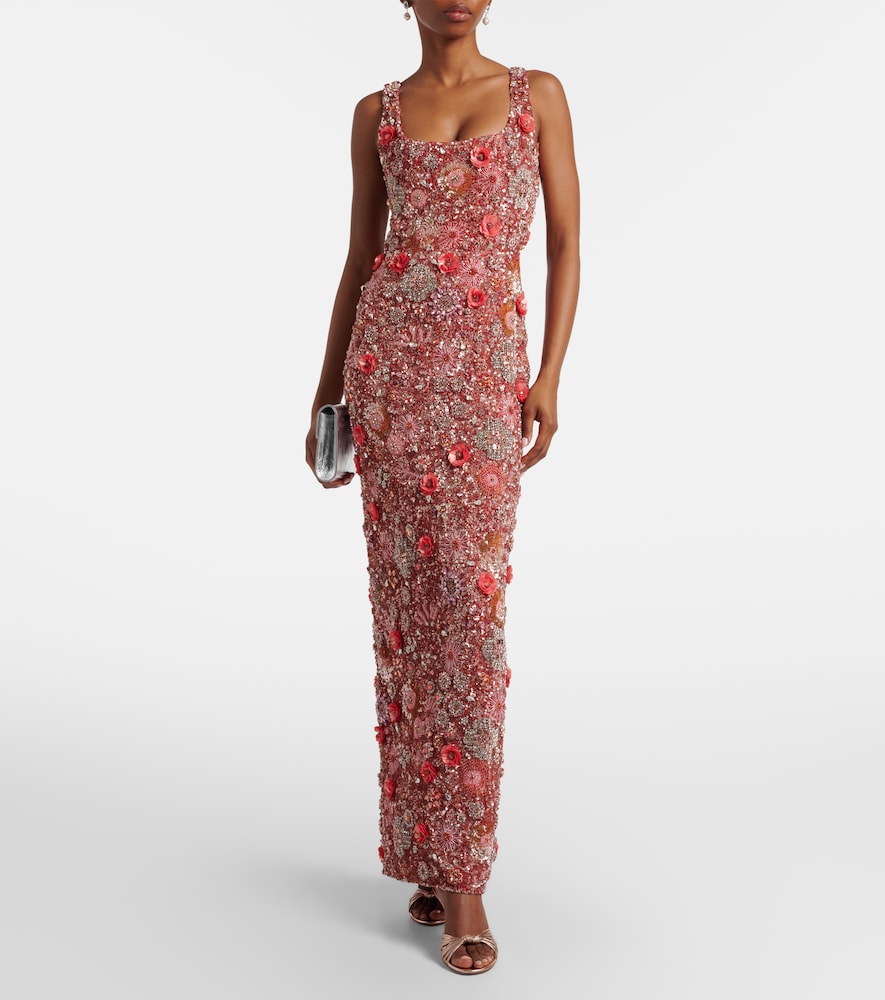  Rachel Gilbert Rachel Gilbert Verzierte Robe Francesca 