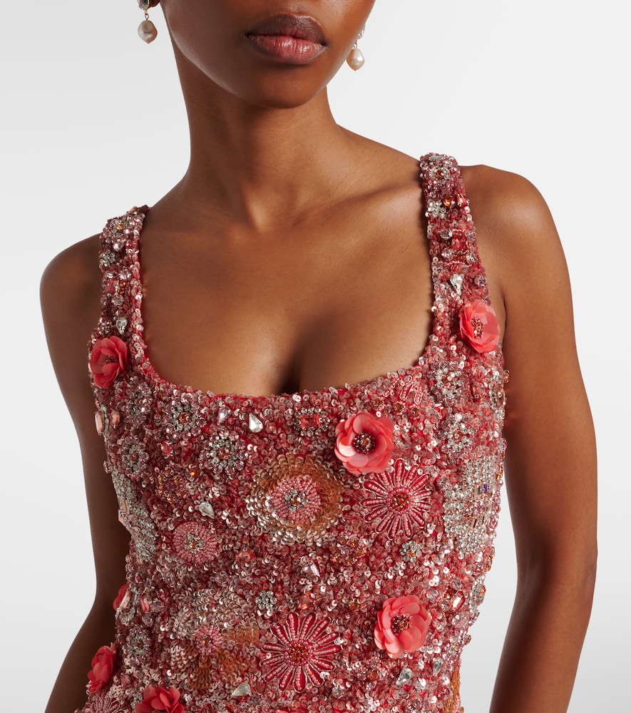  Rachel Gilbert Rachel Gilbert Verzierte Robe Francesca 