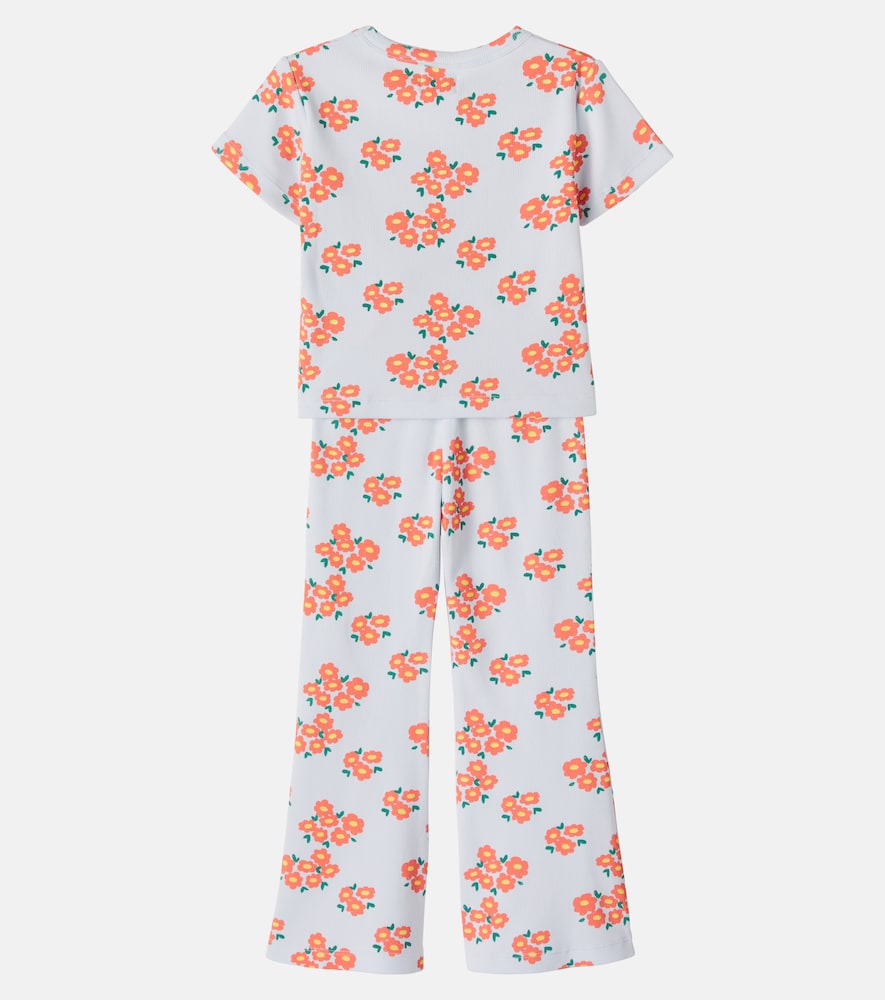  Tinycottons Tinycottons Floral Cotton Top And Pants Set 