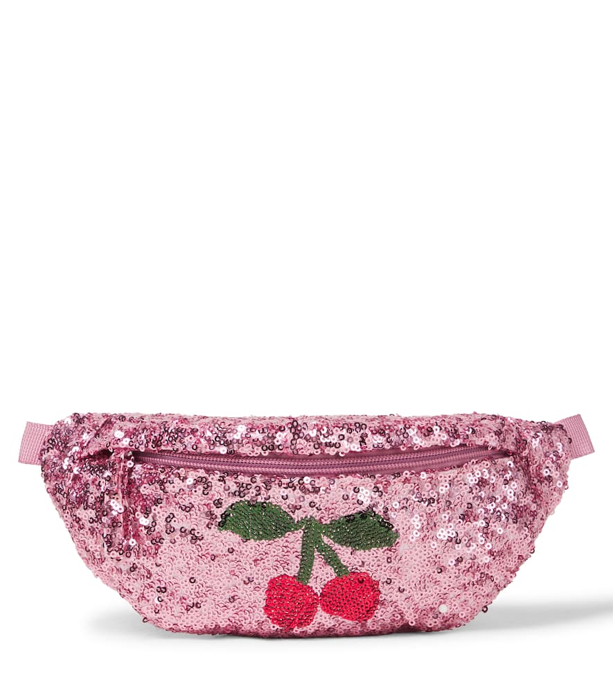Konges Slojd Kids' Konges Sløjd Sequined Belt Bag In Pink