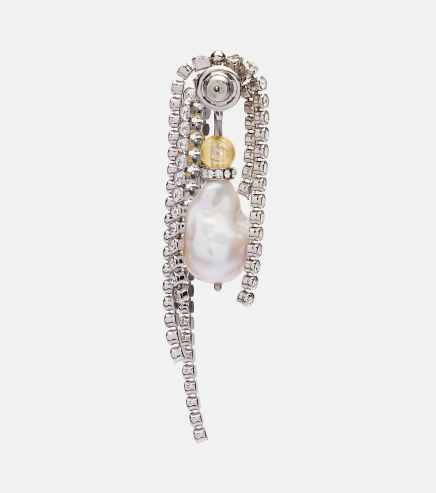  Dries Van Noten Dries Van Noten Embellished Drop Earrings 