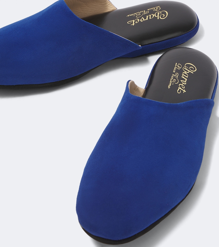 Charvet Charvet Slippers Aus Veloursleder 