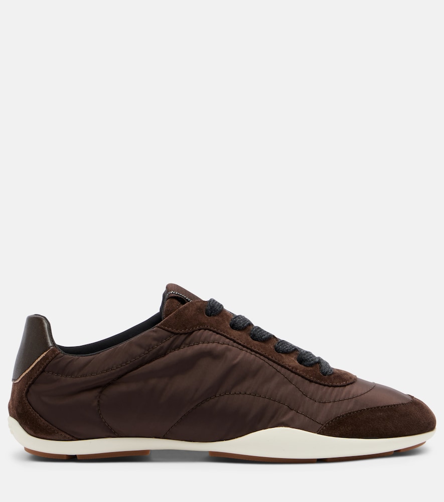  Brunello Cucinelli Brunello Cucinelli Sneakers Monili Mit Veloursleder 