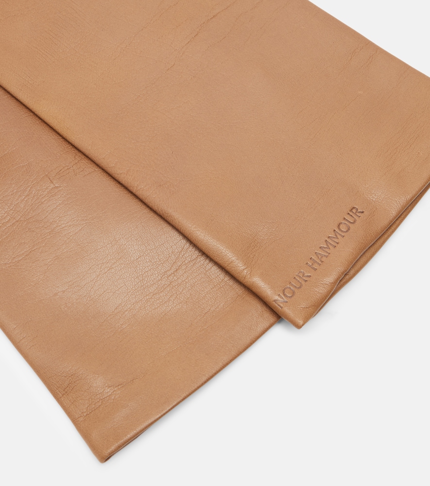  Nour Hammour Nour Hammour Handschuhe Aus Leder 
