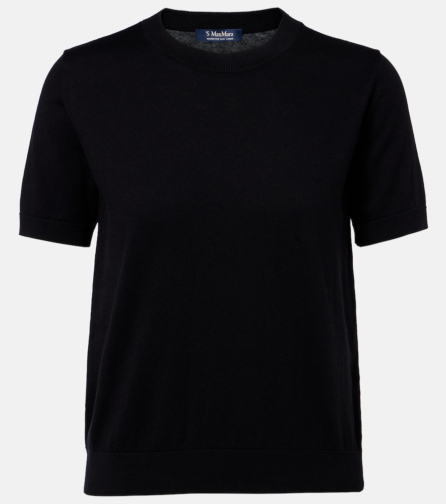 'S Max Mara Cotton, silk, and cashmere top