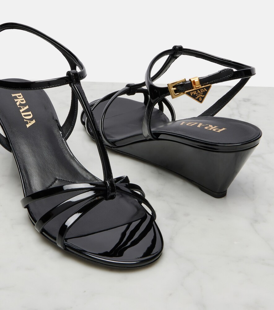 Leather Wedge Sandals