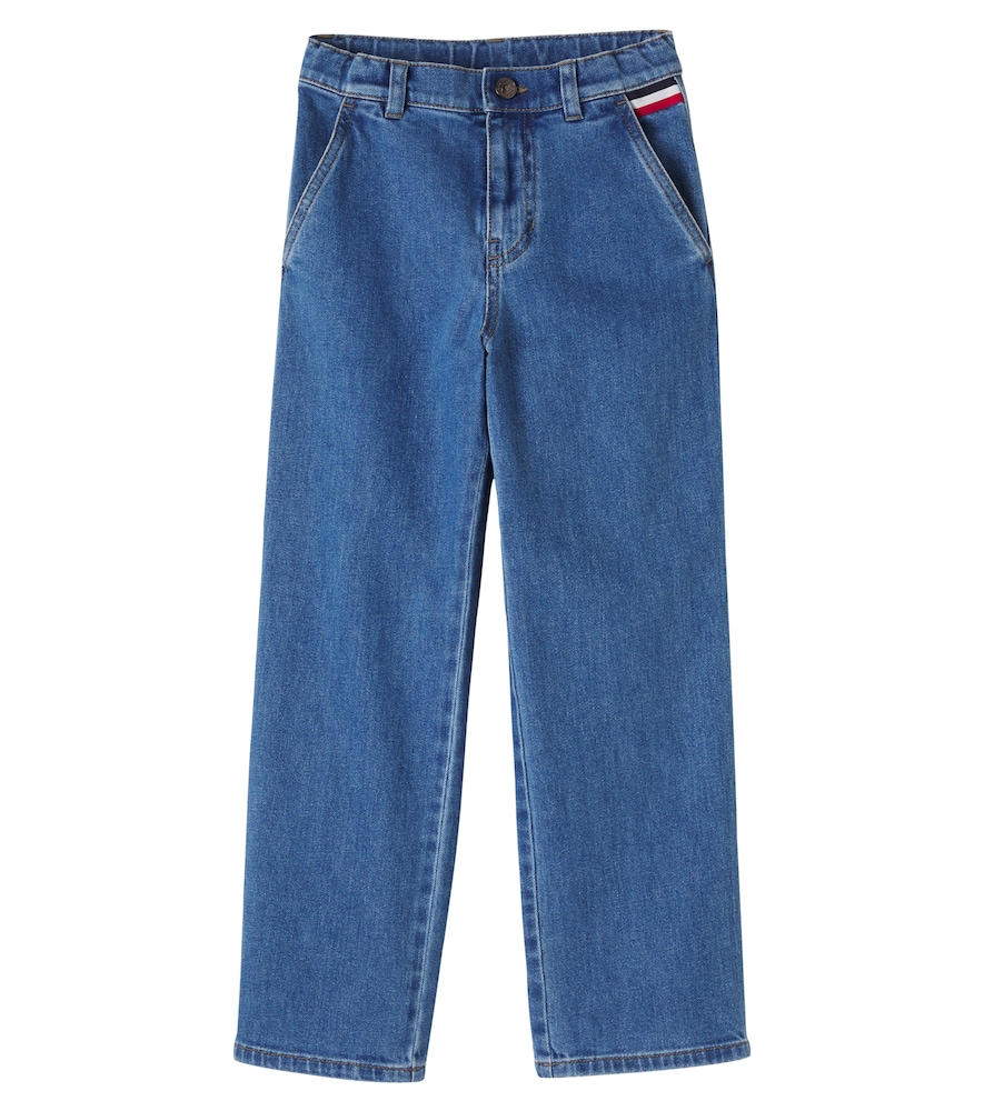 Moncler Enfant Blue Straight Jeans Y Size 14 - Mytheresa