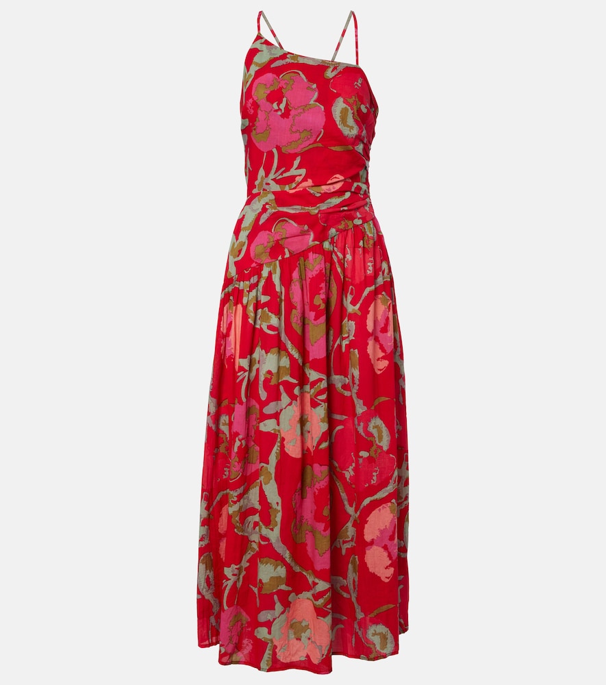Velvet Cosima floral cotton midi dress | Thumbnail 8 Velvet Cosima floral cotton midi dress | Thumbnail 8