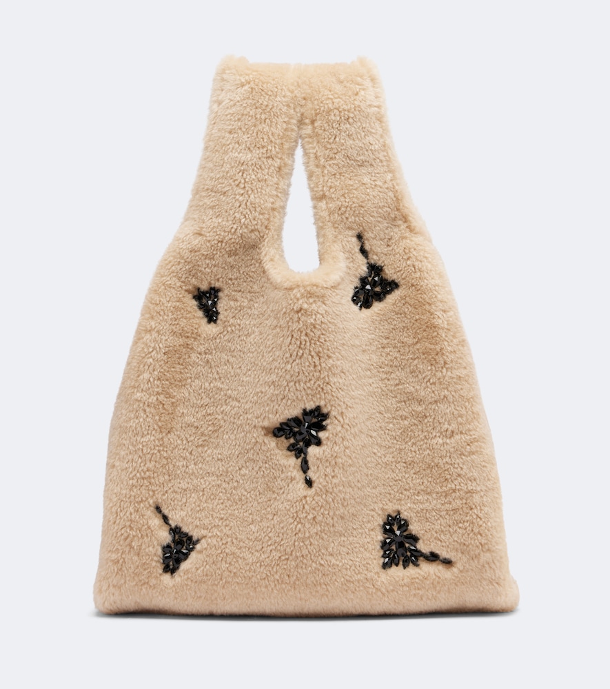 Verzierter Shopper aus Teddy