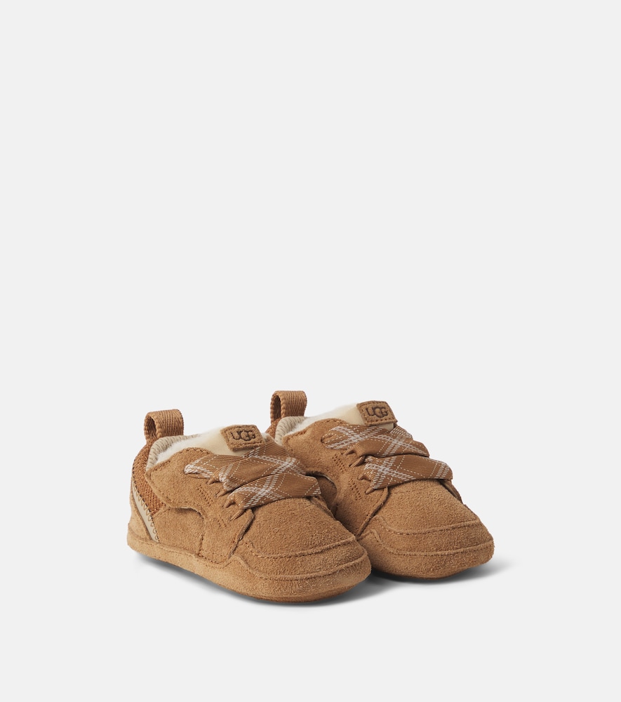 Baby – Sneakers Lowmel in suede con shearling
