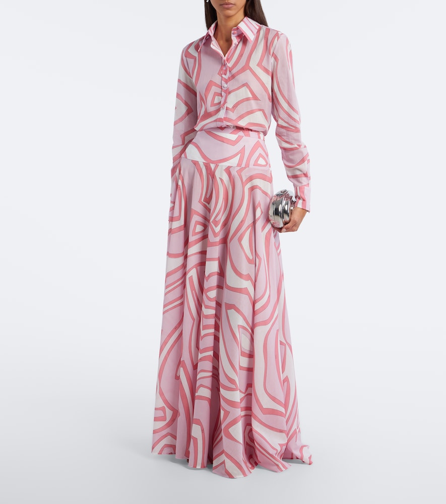 Pucci Labirinto Cotton Maxi