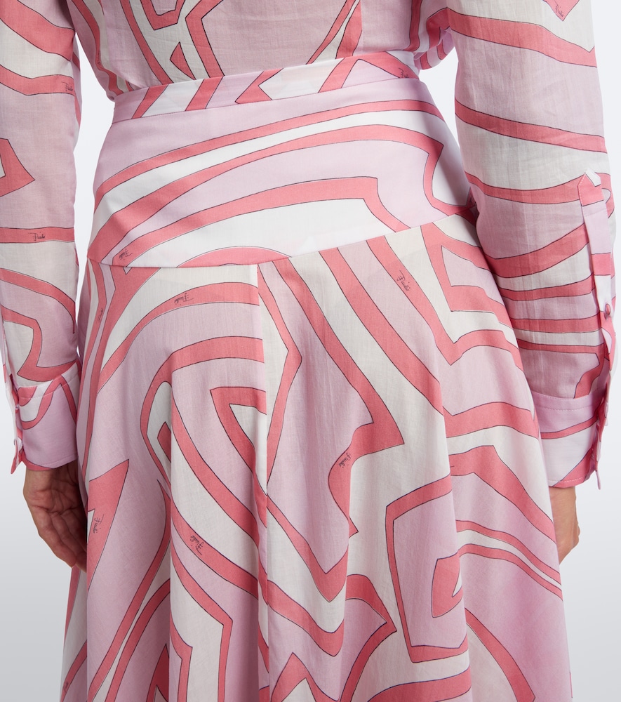 Pucci Labirinto Cotton Maxi