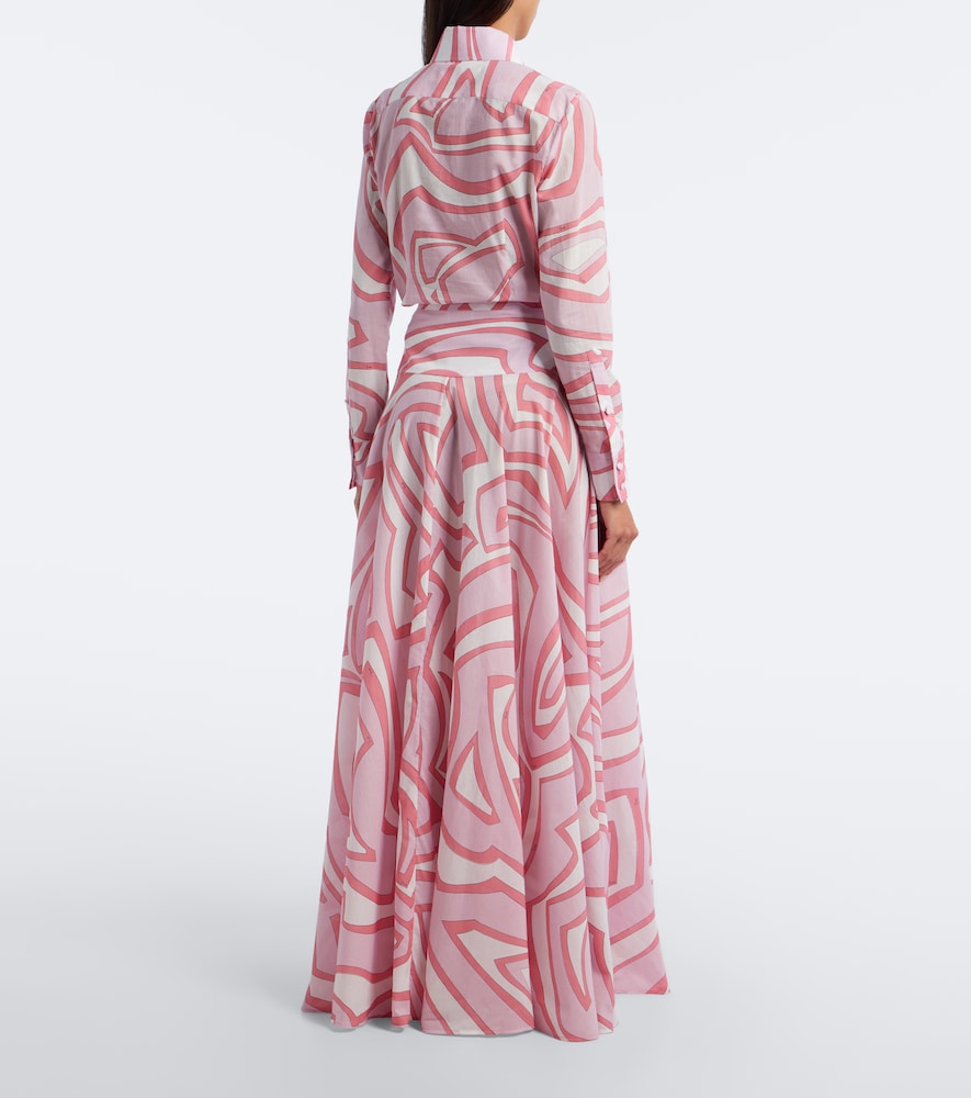 Pucci Labirinto Cotton Maxi
