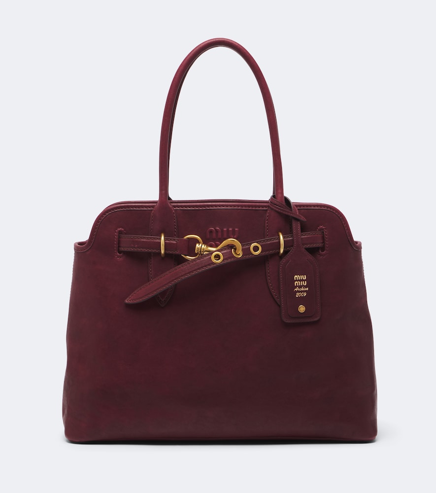 Schultertasche Aventure aus Leder