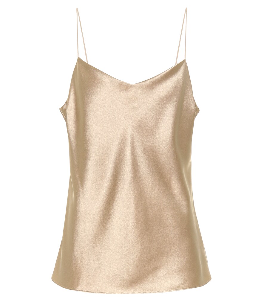 satin tank top