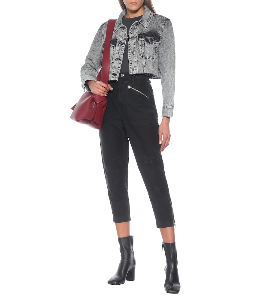  Frame Frame High-rise Jeans Moto Zip 