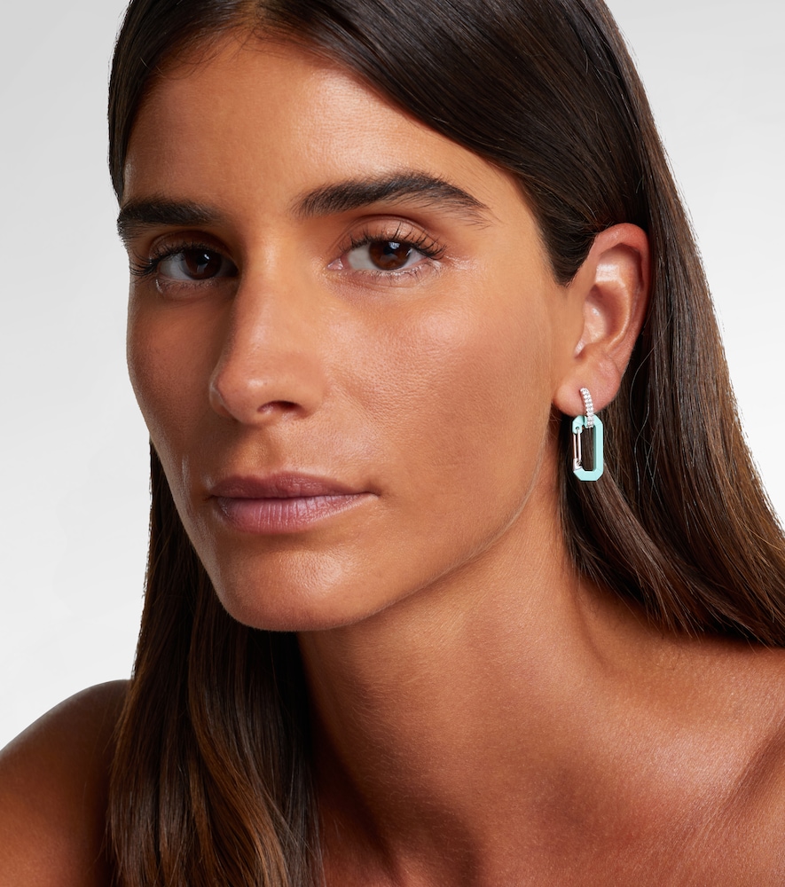  Eera Eera Chiara Small 18kt Gold Single Earring With Diamonds 