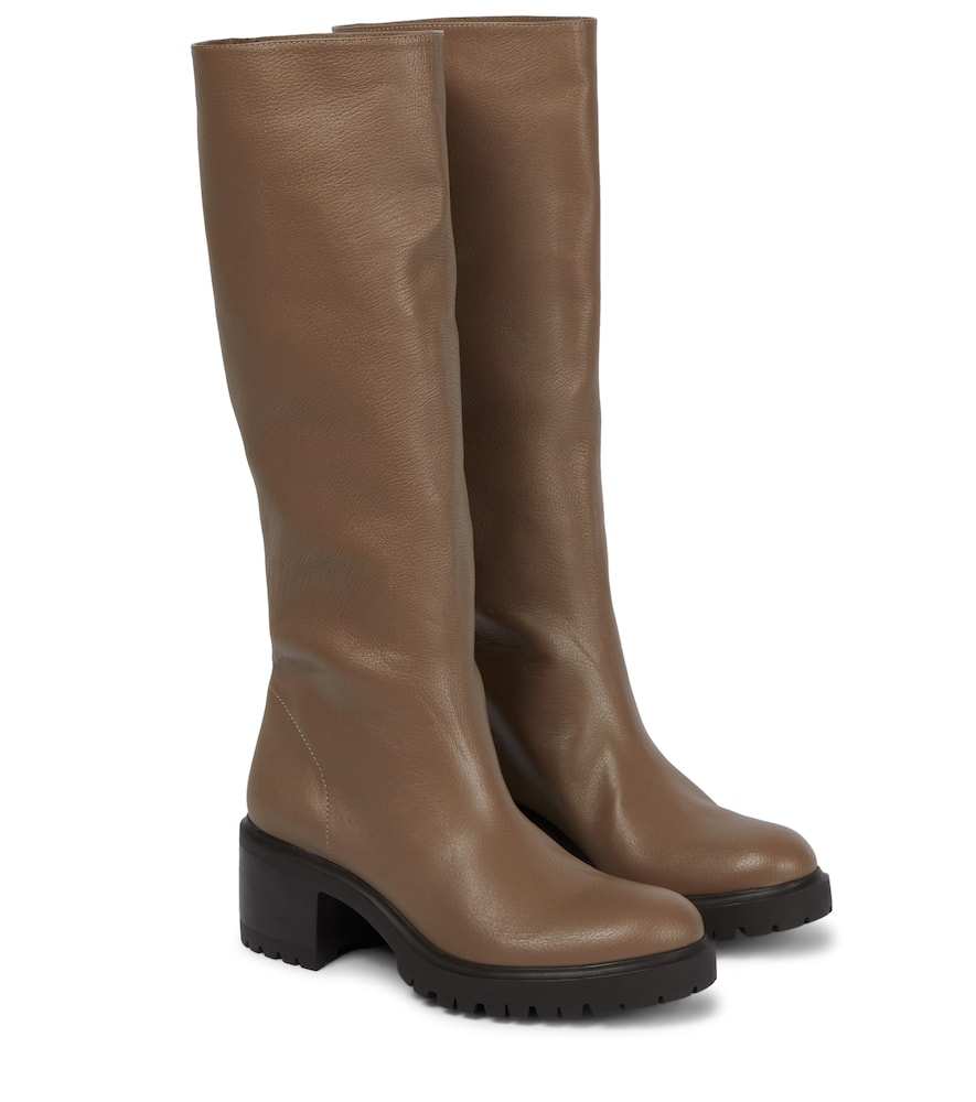 August 40 leather kn...