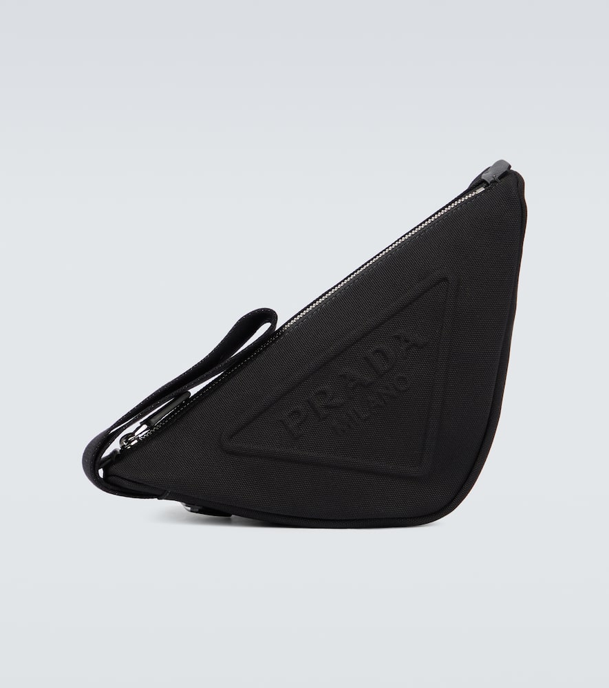 Prada Triangle canvas pouch